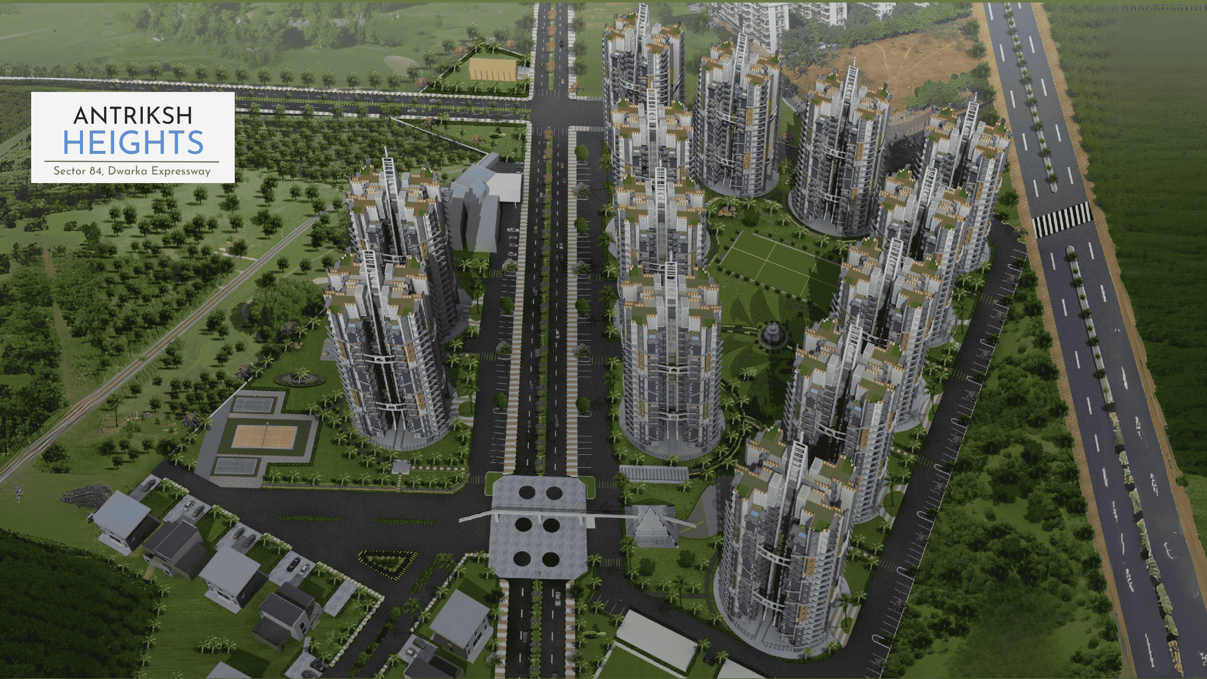 Antriksh heights- a project by Diplomats Group