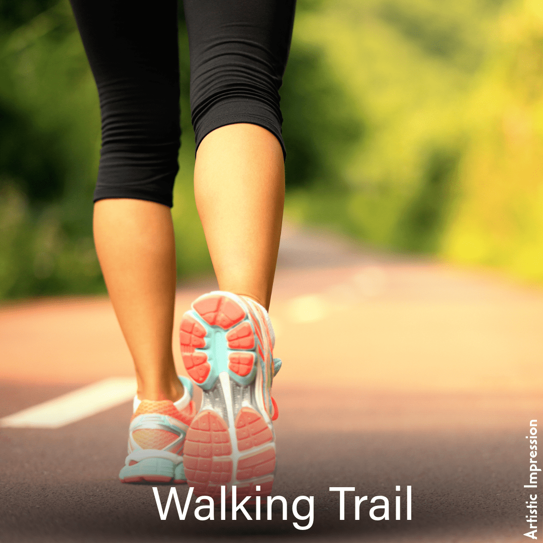 Walking trail amenity